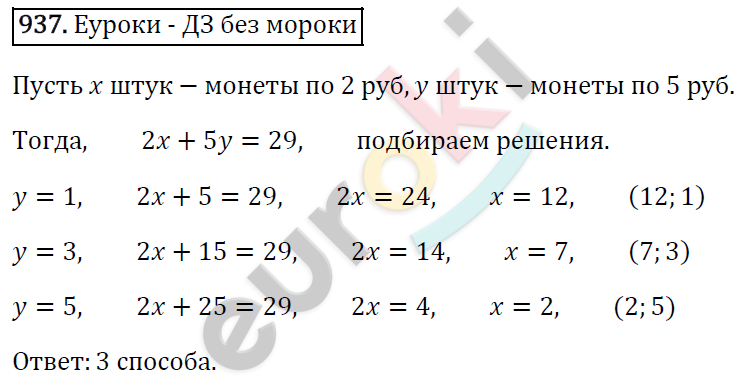 Алгебра 7 класс. ФГОС Мерзляк, Полонский, Якир Задание 937
