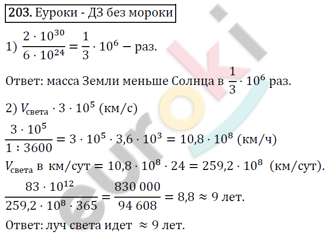 Алгебра 7 класс. ФГОС Колягин, Ткачева, Фёдорова Задание 203