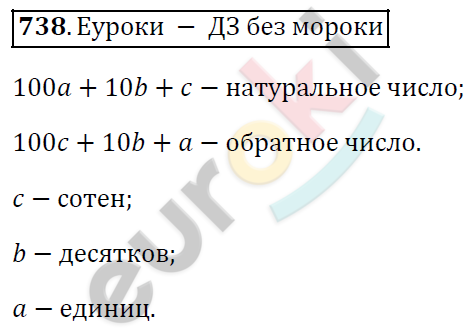 Алгебра 7 класс. ФГОС Колягин, Ткачева, Фёдорова Задание 738