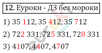 Дидактические материалы по математике 6 класс Мерзляк, Полонский, Рабинович Вариант 12
