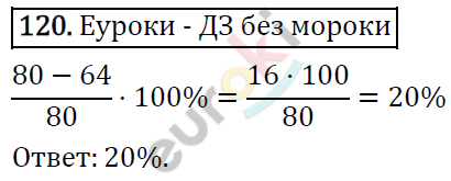 Дидактические материалы по математике 6 класс Мерзляк, Полонский, Рабинович Вариант 120