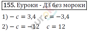 Дидактические материалы по математике 6 класс Мерзляк, Полонский, Рабинович Вариант 155