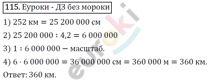 Дидактические материалы по математике 6 класс Мерзляк, Полонский, Рабинович Вариант 115