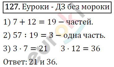 Дидактические материалы по математике 6 класс Мерзляк, Полонский, Рабинович Вариант 127