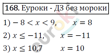 Дидактические материалы по математике 6 класс Мерзляк, Полонский, Рабинович Вариант 168