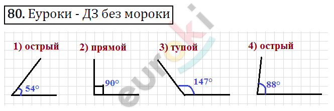 Дидактические материалы по математике 5 класс Мерзляк, Рабинович, Полонский Вариант 80