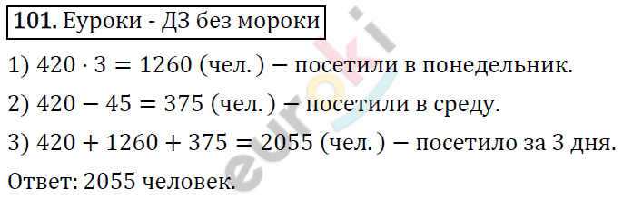 Дидактические материалы по математике 5 класс Мерзляк, Рабинович, Полонский Вариант 101