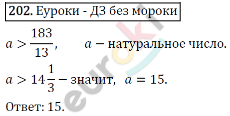 Дидактические материалы по математике 5 класс Мерзляк, Рабинович, Полонский Вариант 202