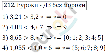 Дидактические материалы по математике 5 класс Мерзляк, Рабинович, Полонский Вариант 212