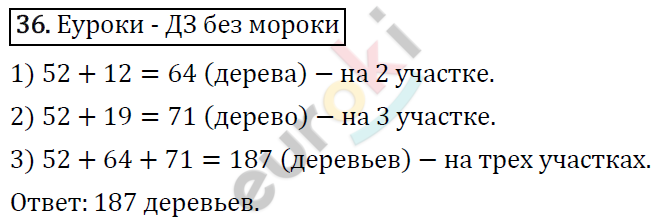 Дидактические материалы по математике 5 класс Мерзляк, Рабинович, Полонский Вариант 36