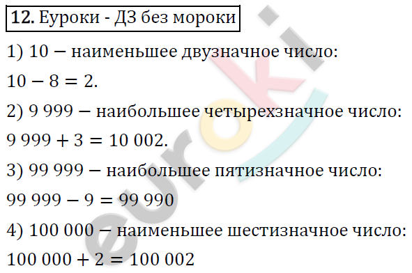 Дидактические материалы по математике 5 класс Мерзляк, Рабинович, Полонский Вариант 12