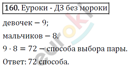 Дидактические материалы по математике 5 класс Мерзляк, Рабинович, Полонский Вариант 160