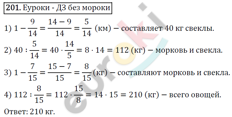 Дидактические материалы по математике 5 класс Мерзляк, Рабинович, Полонский Вариант 201