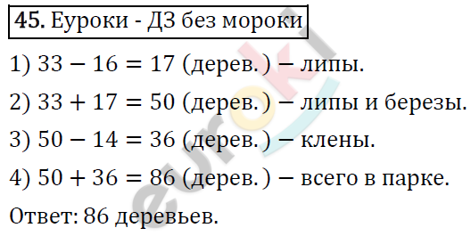 Дидактические материалы по математике 5 класс Мерзляк, Рабинович, Полонский Вариант 45