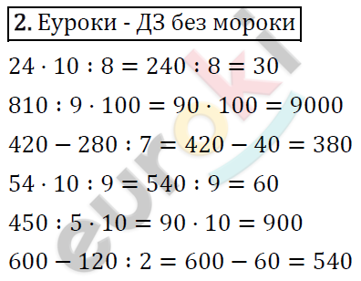 Математика 4 класс. Часть 1, 2. ФГОС Моро Страница 2