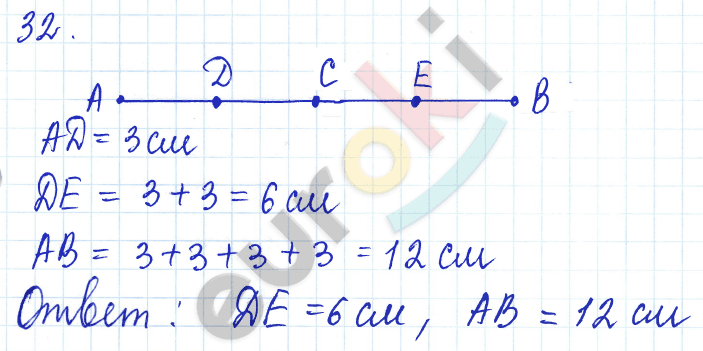 Математика 5 класс. ФГОС Бунимович, Кузнецова Задание 32