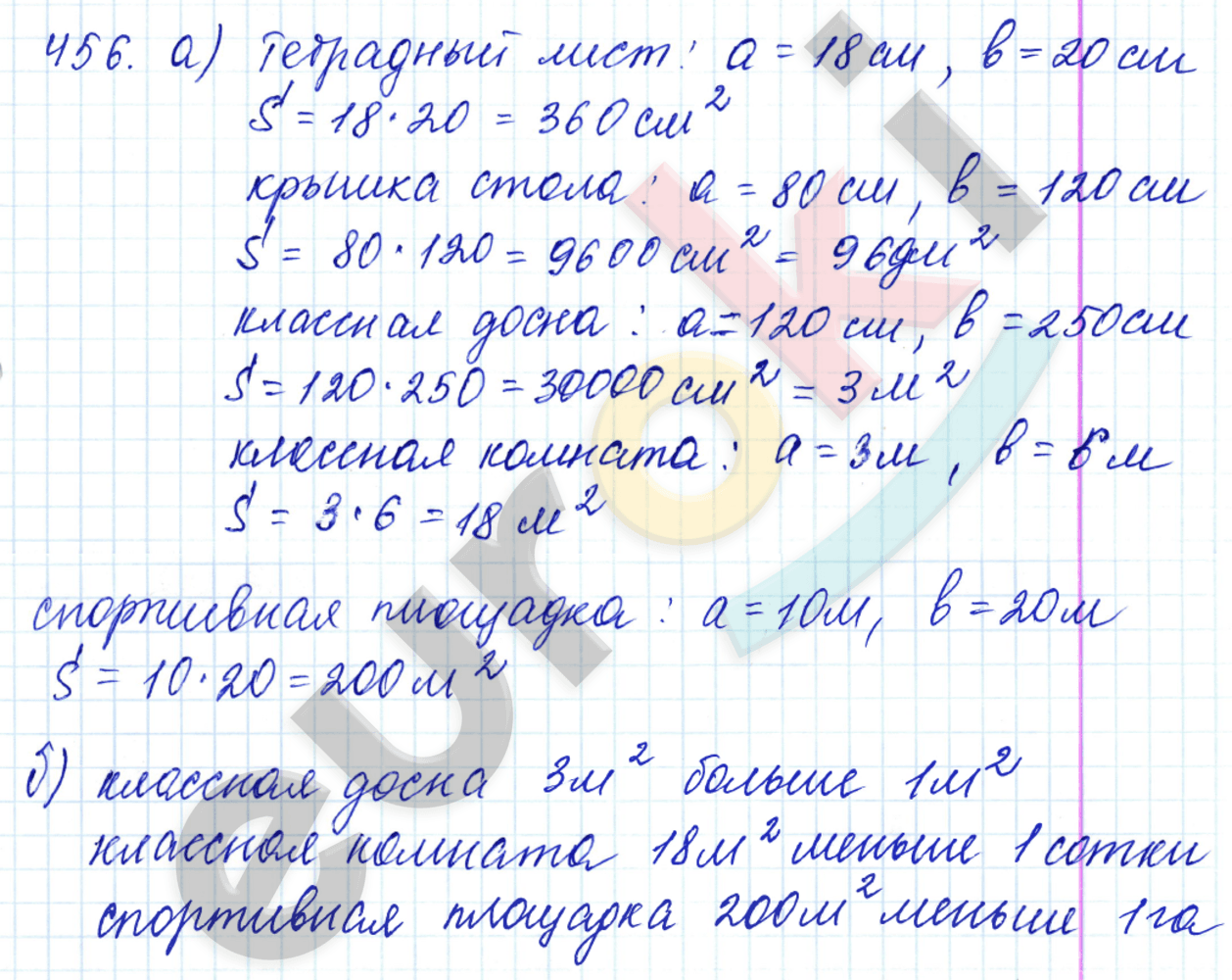 Математика 5 класс. ФГОС Бунимович, Кузнецова Задание 456