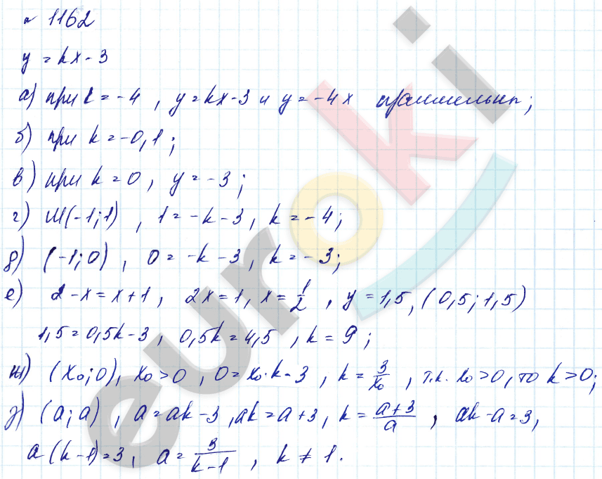 Алгебра 7 класс. Углубленный уровень Макарычев, Миндюк Задание 1162