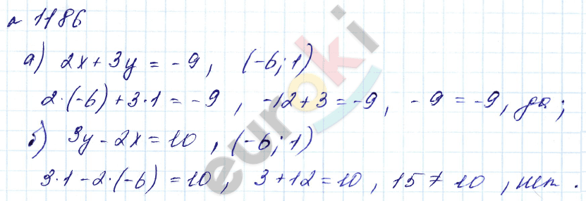 Алгебра 7 класс. Углубленный уровень Макарычев, Миндюк Задание 1186