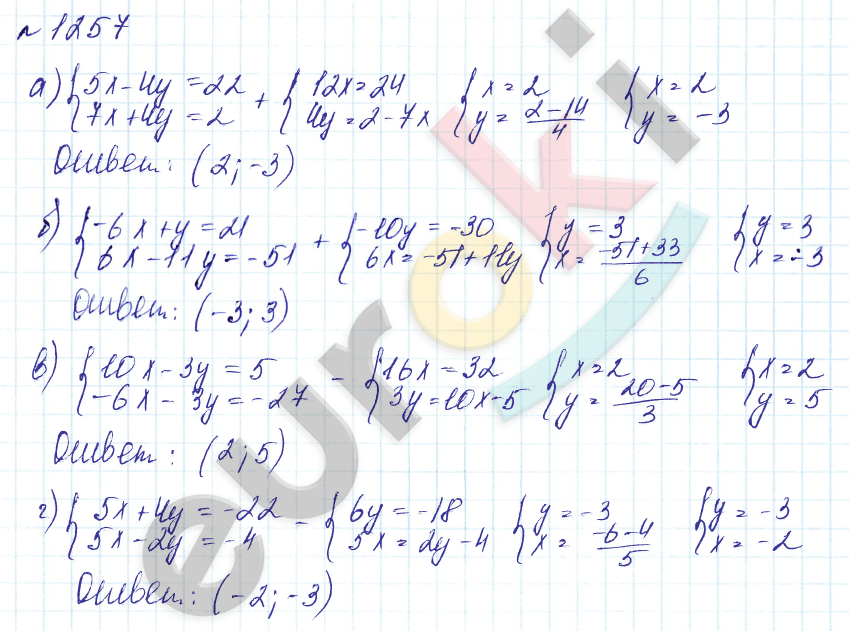 Алгебра 7 класс. Углубленный уровень Макарычев, Миндюк Задание 1257