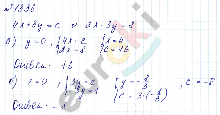 Алгебра 7 класс. Углубленный уровень Макарычев, Миндюк Задание 1336