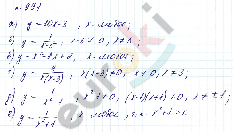 Алгебра 7 класс. Углубленный уровень Макарычев, Миндюк Задание 991