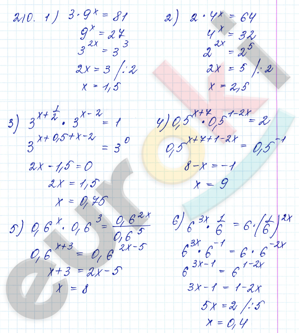 Алгебра 10 класс. ФГОС Алимов Задание 210