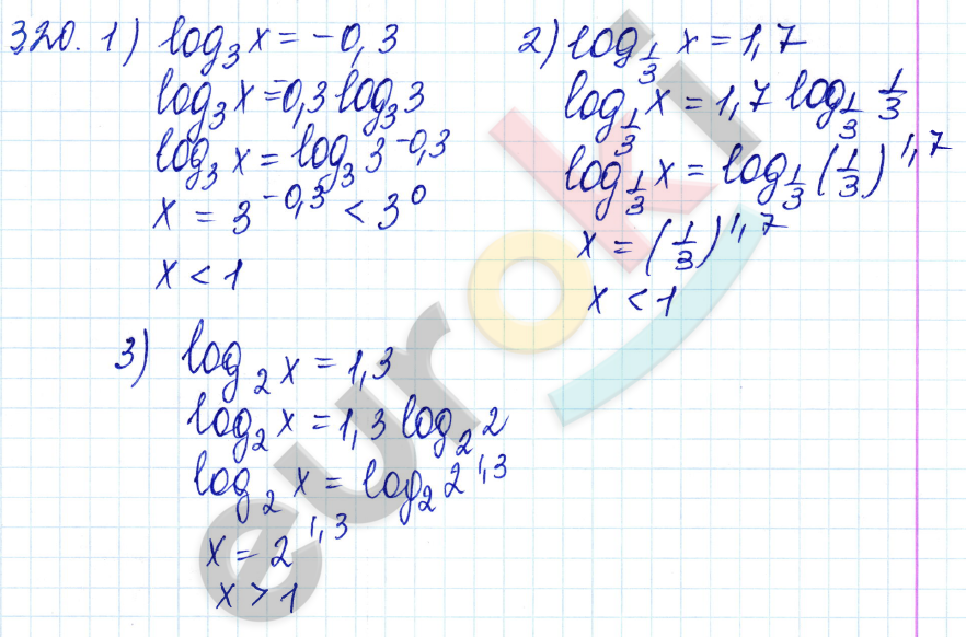 Алгебра 10 класс. ФГОС Алимов Задание 320
