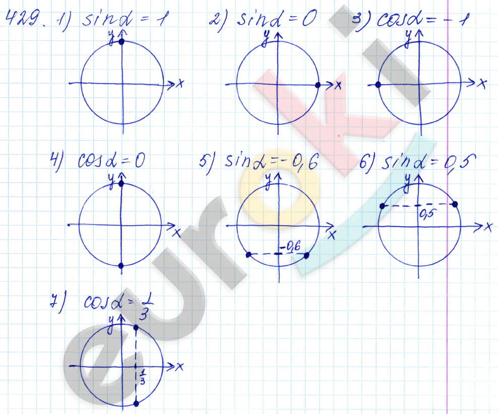 Алгебра 10 класс. ФГОС Алимов Задание 429