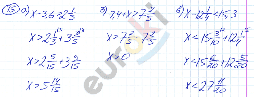 Алгебра 9 класс. ФГОС Никольский, Потапов Задание 15
