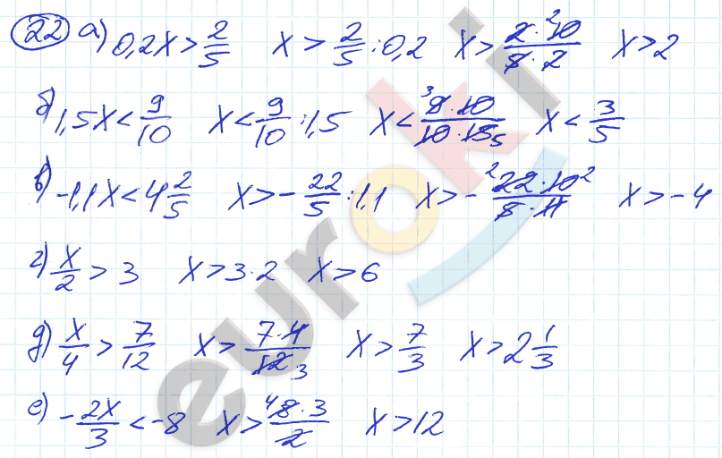 Алгебра 9 класс. ФГОС Никольский, Потапов Задание 22