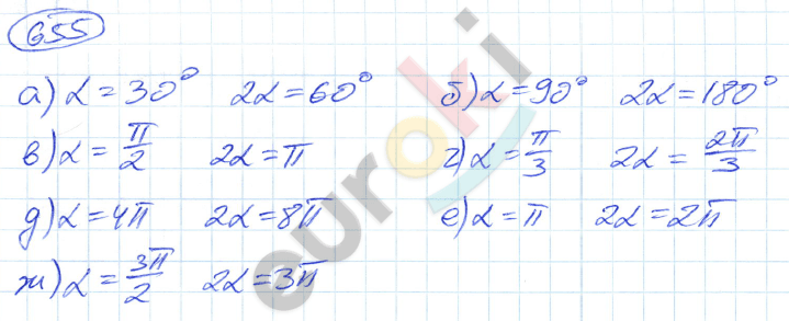 Алгебра 9 класс. ФГОС Никольский, Потапов Задание 655