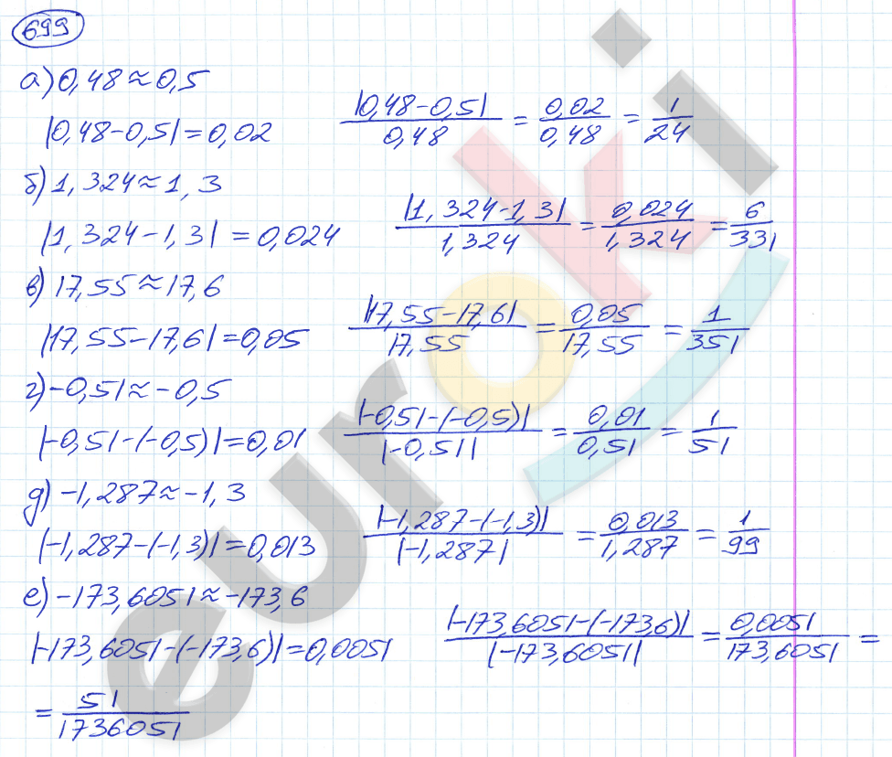 Алгебра 9 класс. ФГОС Никольский, Потапов Задание 699