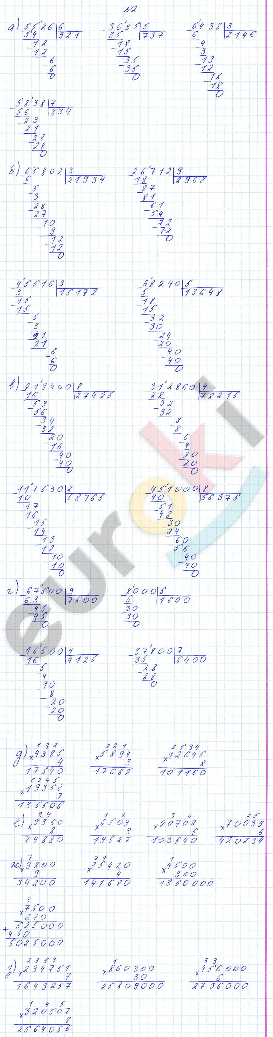 Математика 4 класс. Часть 1, 2. ФГОС Башмаков, Нефедова Страница 2