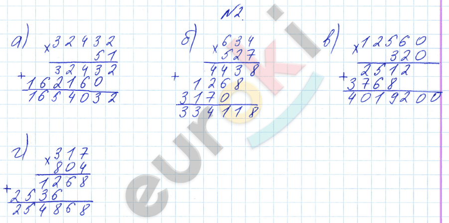 Математика 4 класс. Часть 1, 2. ФГОС Башмаков, Нефедова Страница 2