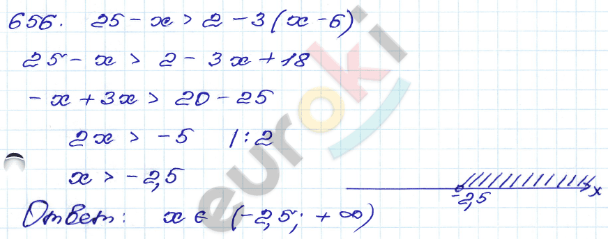 Алгебра 9 класс. Сборник заданий Кузнецова, Бунимович Задание 656