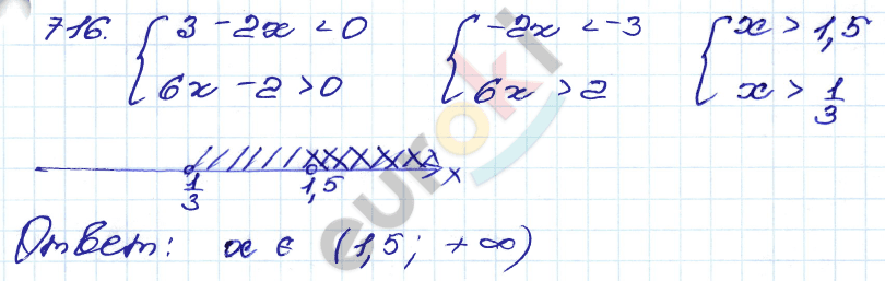 Алгебра 9 класс. Сборник заданий Кузнецова, Бунимович Задание 716