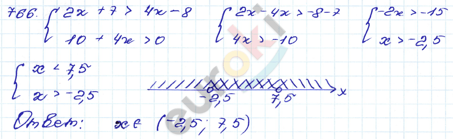 Алгебра 9 класс. Сборник заданий Кузнецова, Бунимович Задание 766