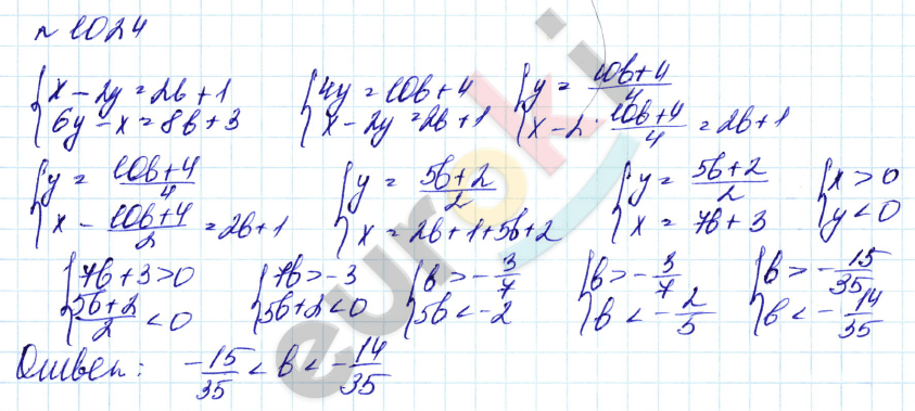 Алгебра 8 класс. Углубленный уровень Макарычев, Миндюк Задание 1024