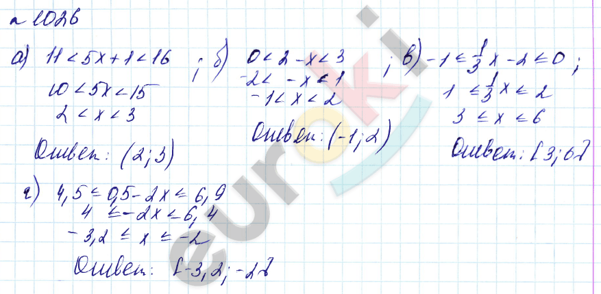 Алгебра 8 класс. Углубленный уровень Макарычев, Миндюк Задание 1026