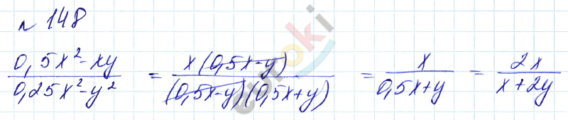 Алгебра 8 класс. Углубленный уровень Макарычев, Миндюк Задание 148