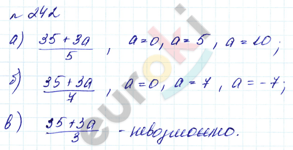 Алгебра 8 класс. Углубленный уровень Макарычев, Миндюк Задание 242