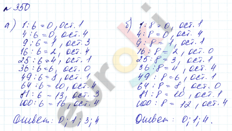 Алгебра 8 класс. Углубленный уровень Макарычев, Миндюк Задание 350