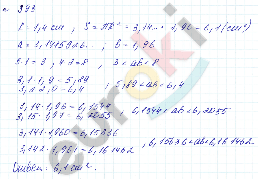 Алгебра 8 класс. Углубленный уровень Макарычев, Миндюк Задание 393