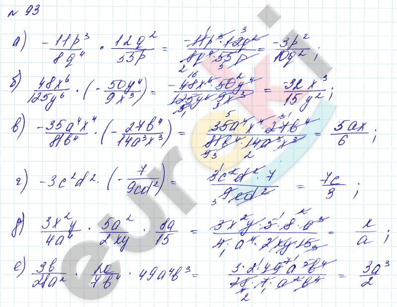 Алгебра 8 класс. Углубленный уровень Макарычев, Миндюк Задание 93