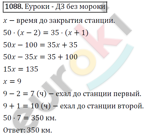 Алгебра 7 класс. ФГОС Никольский, Потапов, Решетников Задание 1088