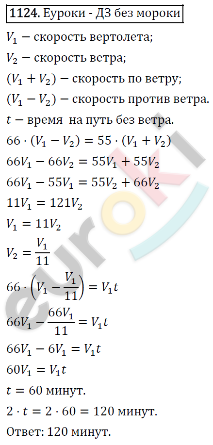 Алгебра 7 класс. ФГОС Никольский, Потапов, Решетников Задание 1124