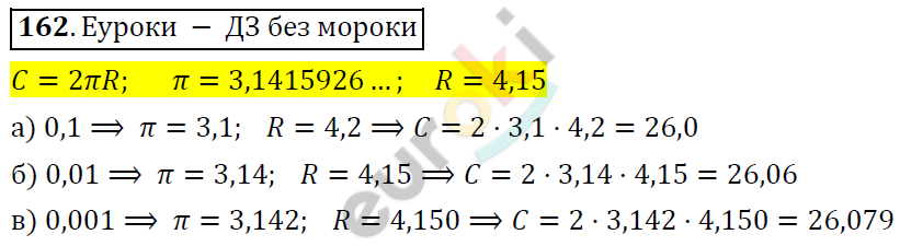 Алгебра 7 класс. ФГОС Никольский, Потапов, Решетников Задание 162