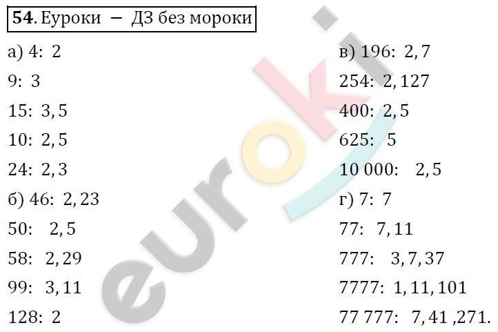 Алгебра 7 класс. ФГОС Никольский, Потапов, Решетников Задание 54