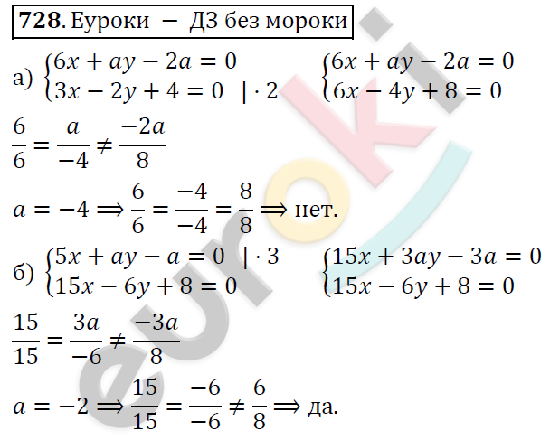 Алгебра 7 класс. ФГОС Никольский, Потапов, Решетников Задание 728